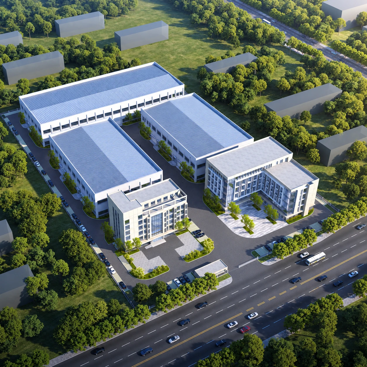 Good engineering comes from professionalism and integrity: About Us Factory Area Rendering Square Information Version